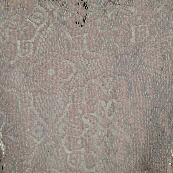 Sacred Threads sz XL Cardigan Gray Cotton Lace Open Front Cottagecore Lagenlook - Picture 5 of 10